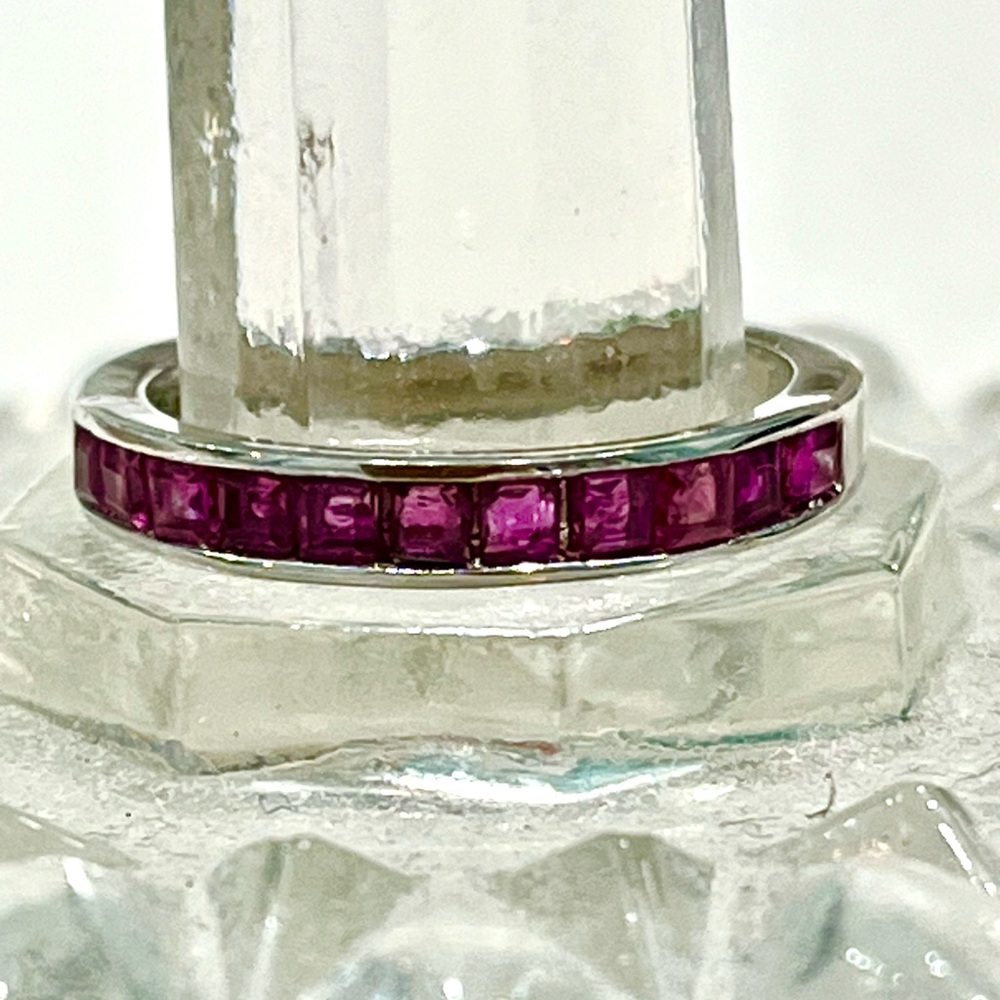 Genuine Ruby 14KGP Ring - Picture 2 of 5